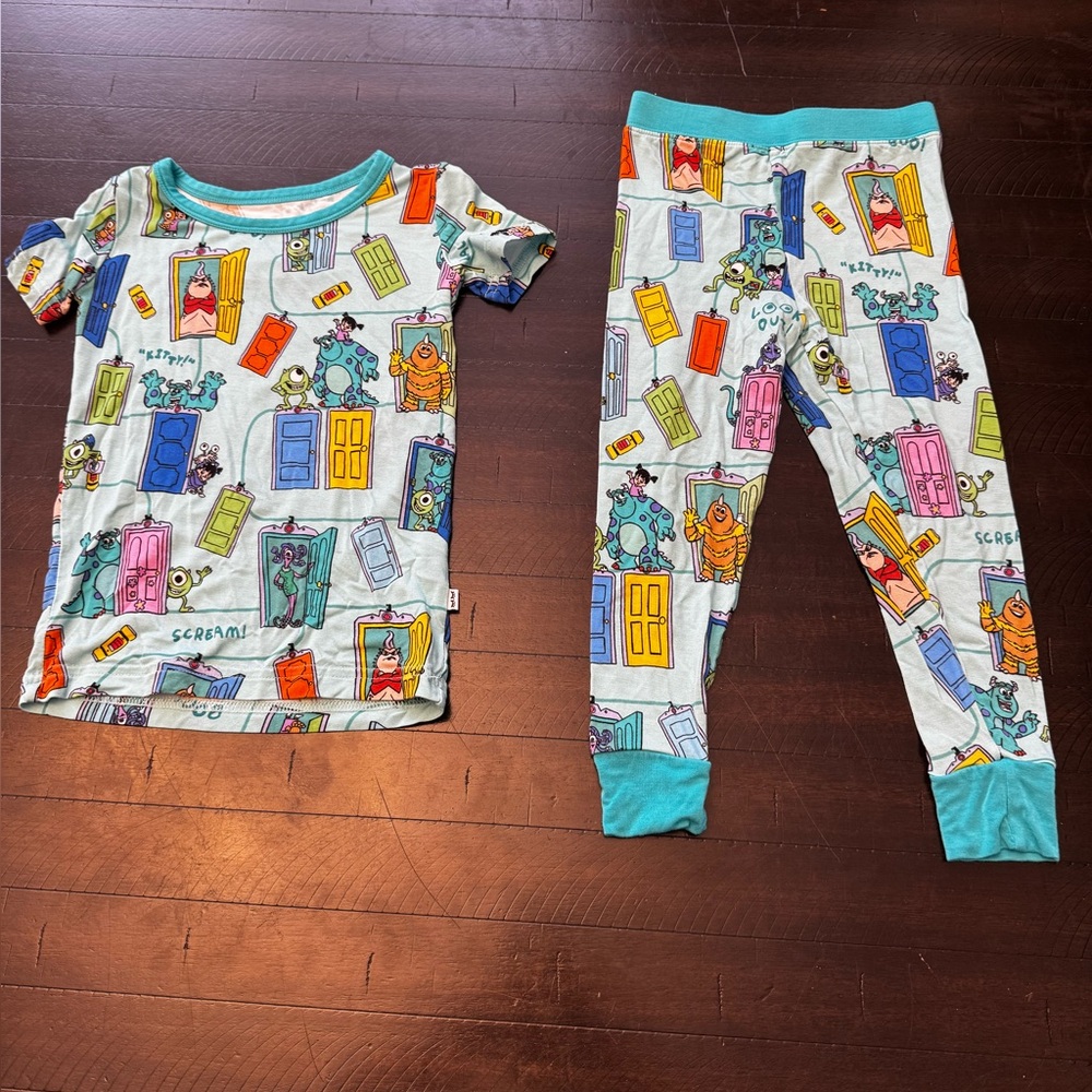 Little Sleepies Monsters Inc Size 18-24 months PJ